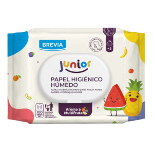 Papier higyénique humide Junior Brevia 100 unités