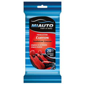 Lingettes humides nettoyantes pour cuir fragance miel Mi Auto 20 unités