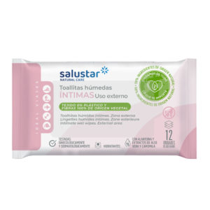 Lingettes humides hygiène intime Salustar 12 unités