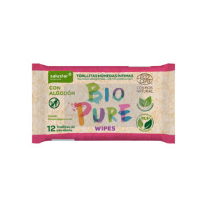 Lingettes Humides hygiène intime Biopure 60 unités