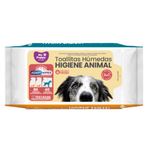 Lingettes Humides Hygiène des Animaux My Puppy 80/40 unités