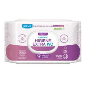 Papel Higiénico Húmedo Brevia 100 unidades